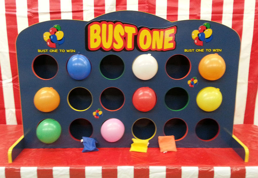 Balloon Pop Game with Bean Bags